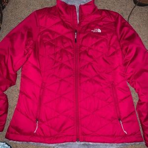 north face • fur lined jacket